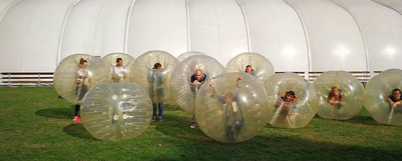 Bubble Football Game in Budapest