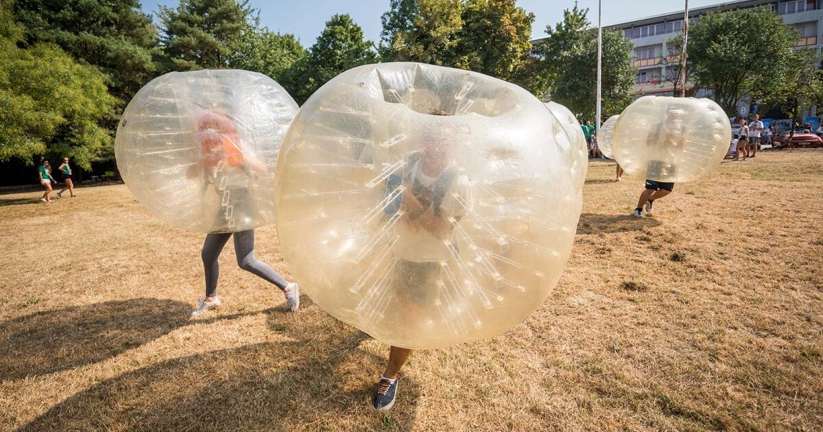 bubble ball soccer